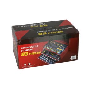 TOOLS SET 83PCS 2DRAWER METAL BOX TOOLS SET 83PCS 2DRAWER METAL BOX
